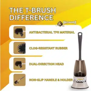 Dirttrapper T-Brush | Beige & Dark Grey